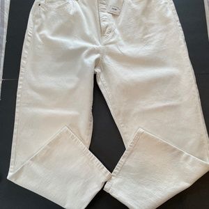 Jeans color blanco size 16